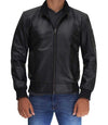 Clark Bomber Black Cowhide Leather Jacket - Rare Leather