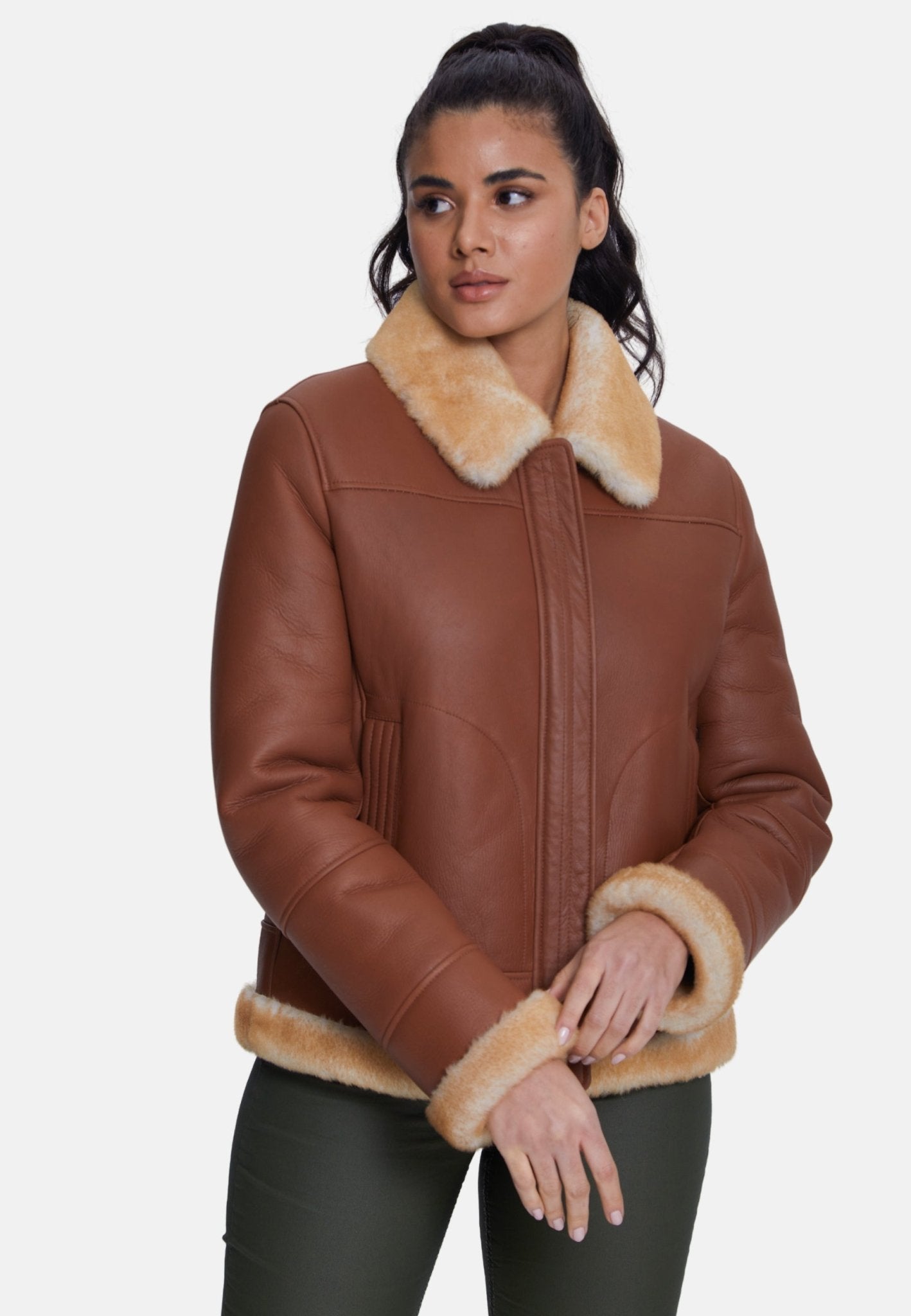 Clementine Sheepskin Jacket - Rare Leather