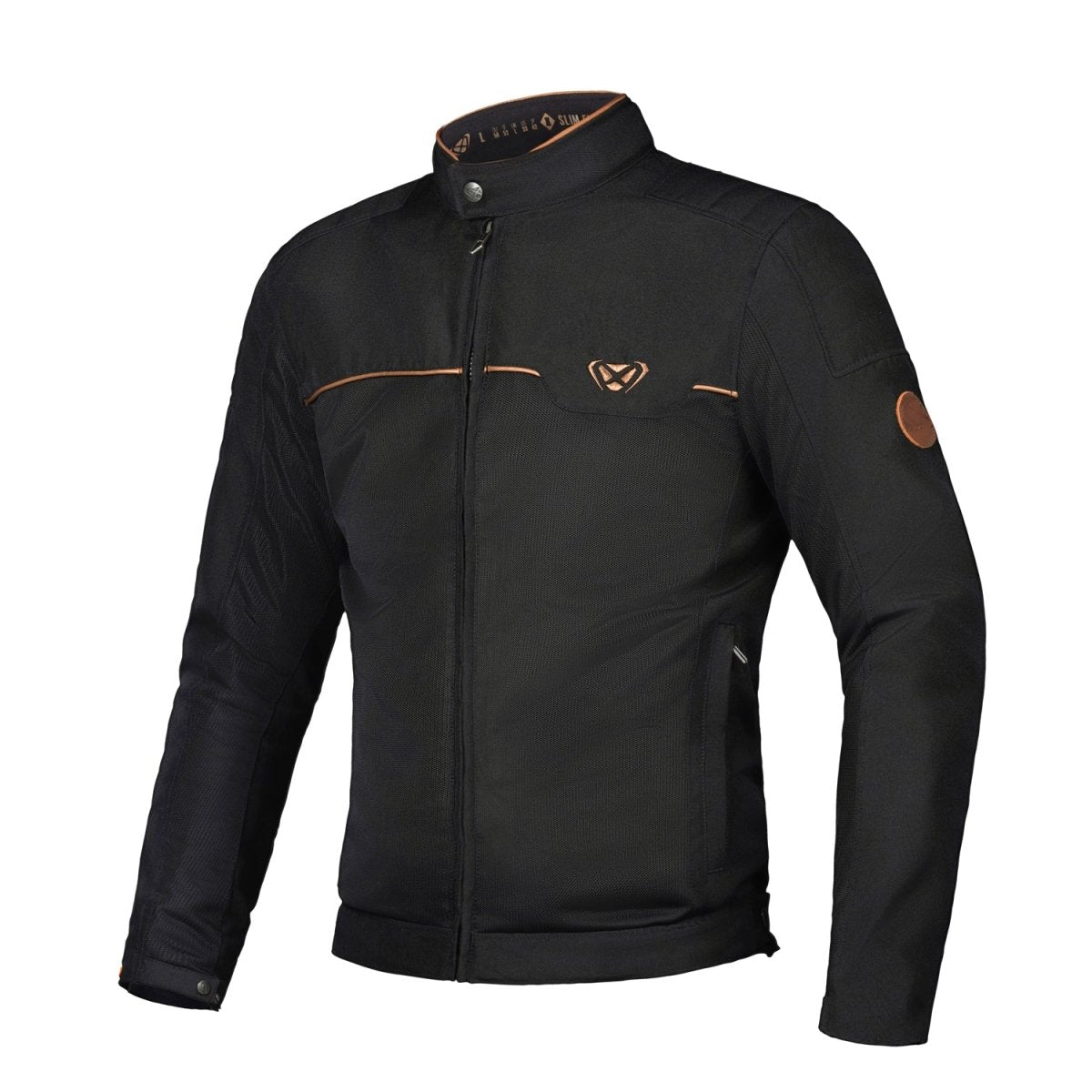 Cornet - Summer Adventure Riding Jacket (Black/Brown) - Vox Leather