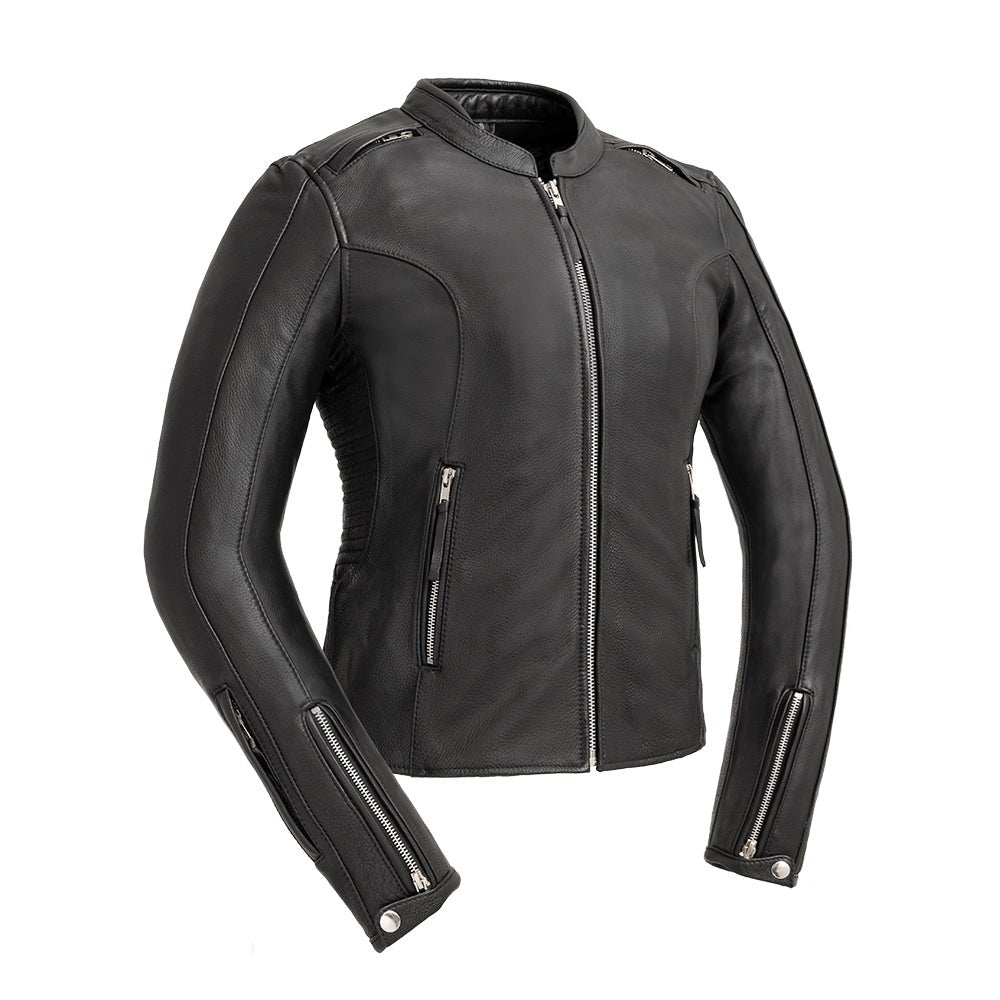 Cyclone - Women's Motorcycle Leather Jacket - Rare Leather