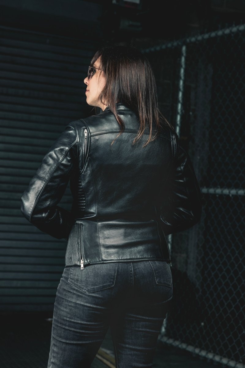 Cyclone - Women's Motorcycle Leather Jacket - Rare Leather