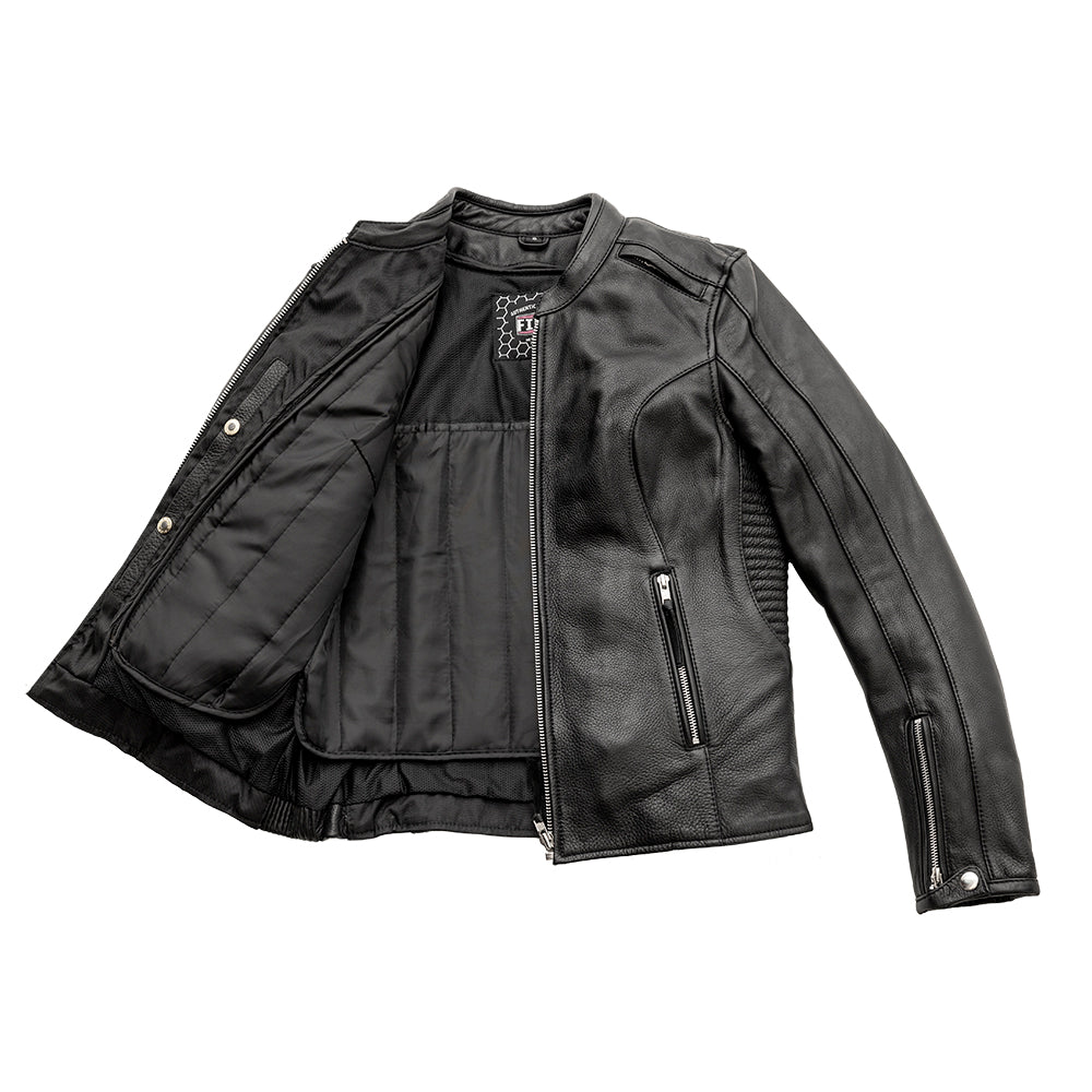 Cyclone - Women's Motorcycle Leather Jacket - Rare Leather