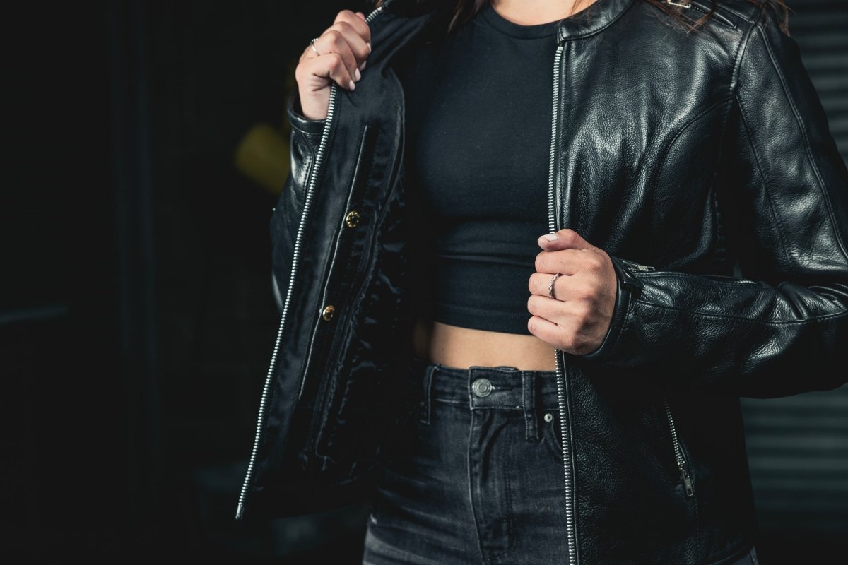 Cyclone - Women's Motorcycle Leather Jacket - Rare Leather