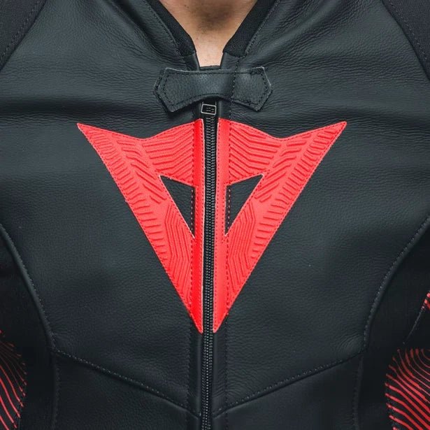 DAINESE AVRO 5 LEATHER JACKET RED LAVA - Vox Leather