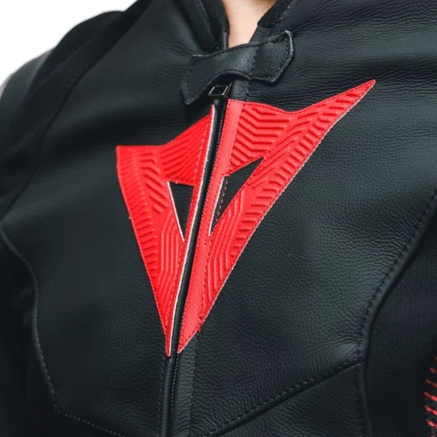 DAINESE AVRO 5 LEATHER JACKET RED LAVA - Vox Leather