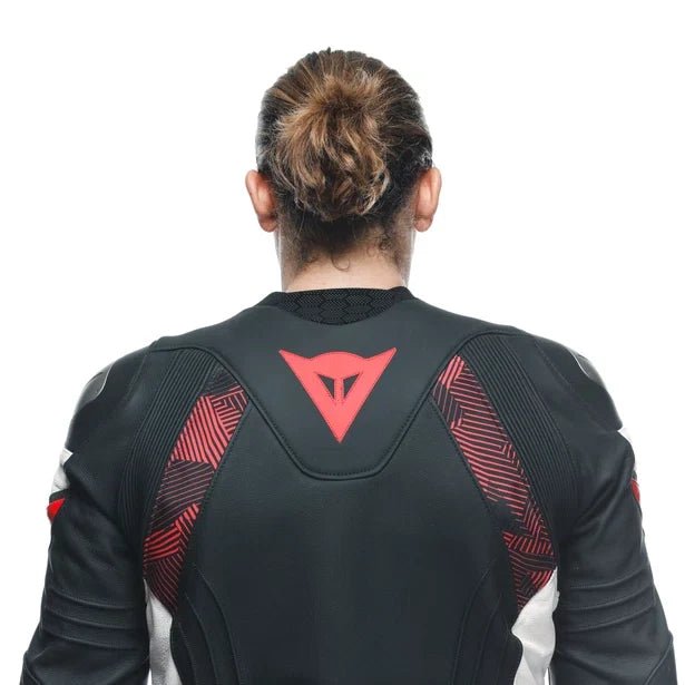 DAINESE AVRO 5 LEATHER JACKET RED LAVA - Vox Leather