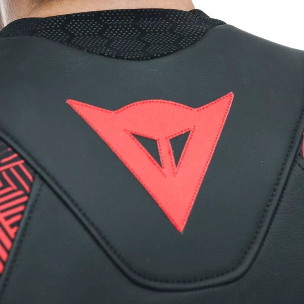 DAINESE AVRO 5 LEATHER JACKET RED LAVA - Vox Leather