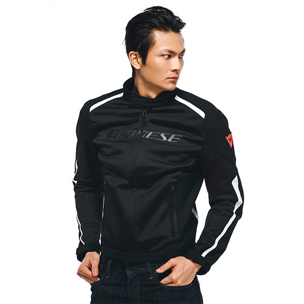 DAINESE HYDRAFLUX 2 AIR D-DRY JKT 622 | BLACK/WHITE - Vox Leather