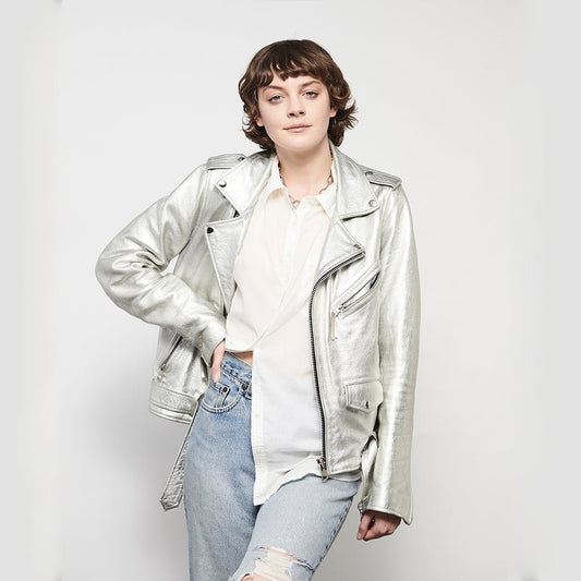 Deirdre - Women's BHBR Motorcycle Leather Jacket - Vox Leather