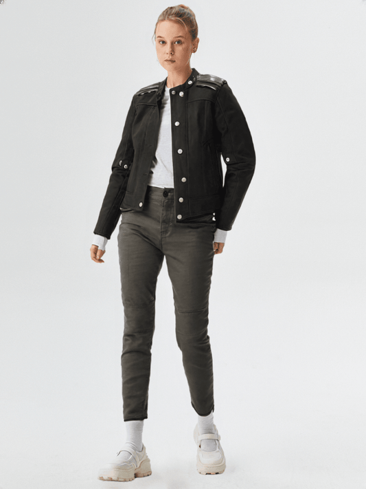 Diamond Back - Women's Motorcycle Jacket - Vox Leather
