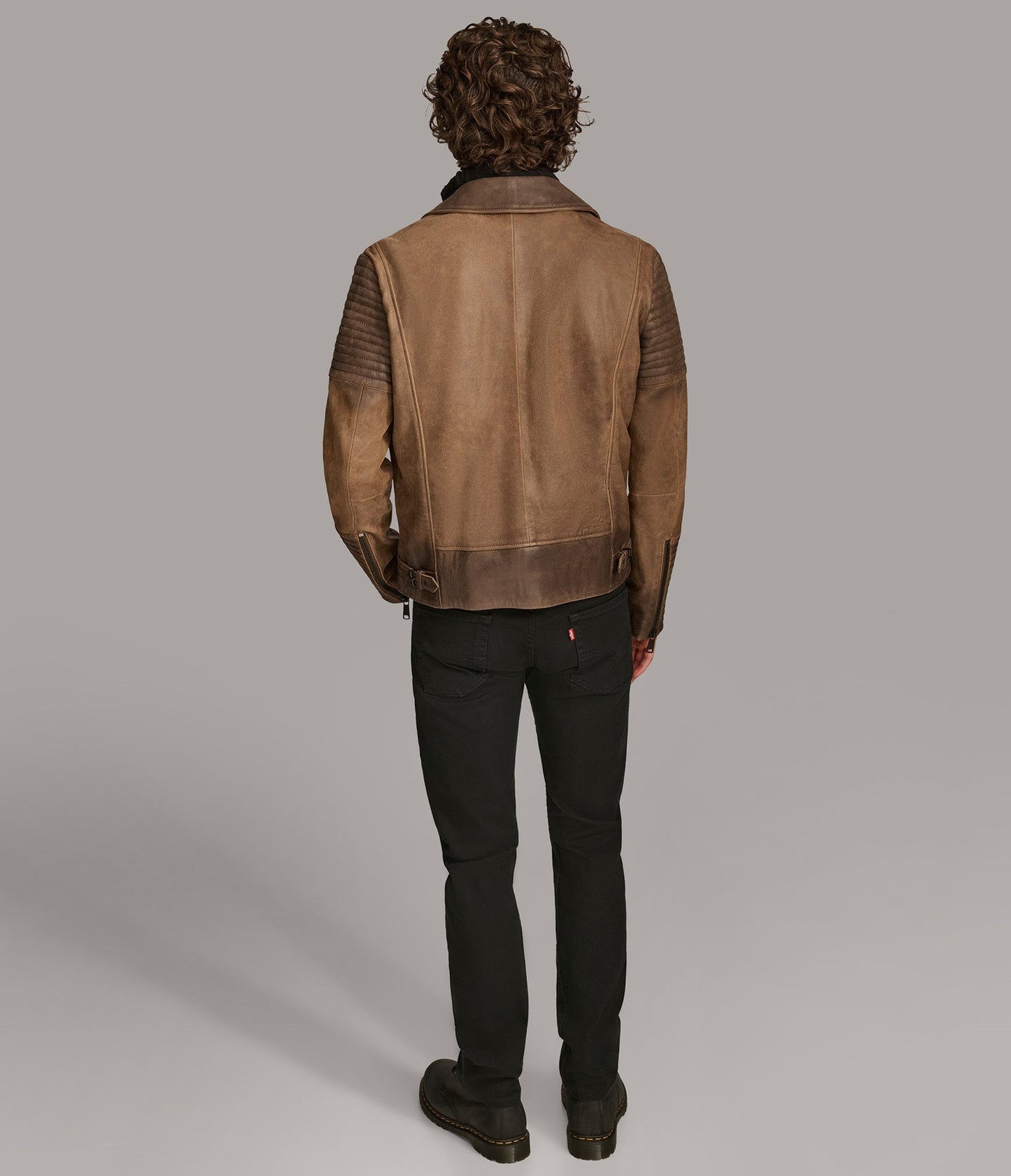 Dom Padded Moto Jacket - Rare Leather