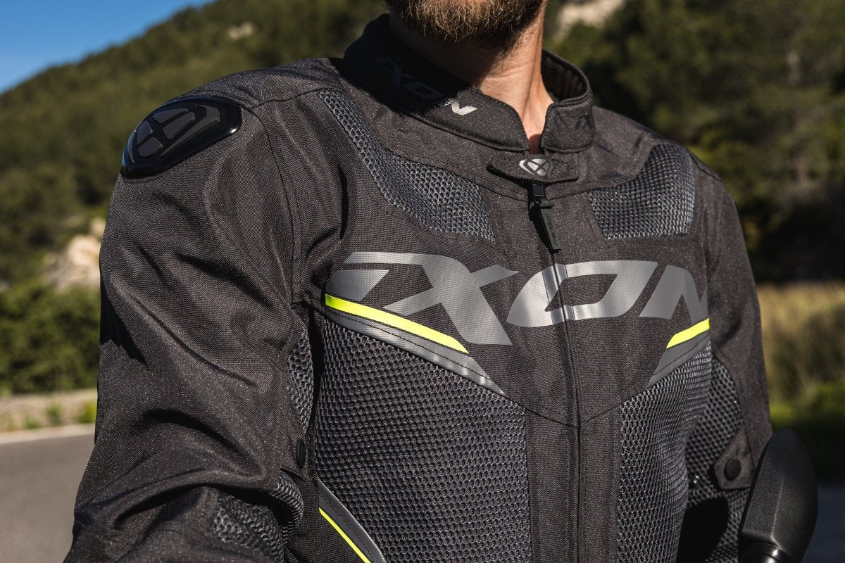 Draco - 3D Mesh Sport Touring Jacket (Black) - Vox Leather