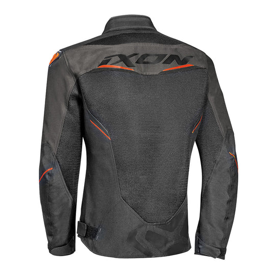 Draco - 3D Mesh Sport Touring Jacket (Black/Anthracite/Orange) - Vox Leather