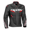 Draco - 3D Mesh Sport Touring Jacket (Black/White/Red) - Vox Leather