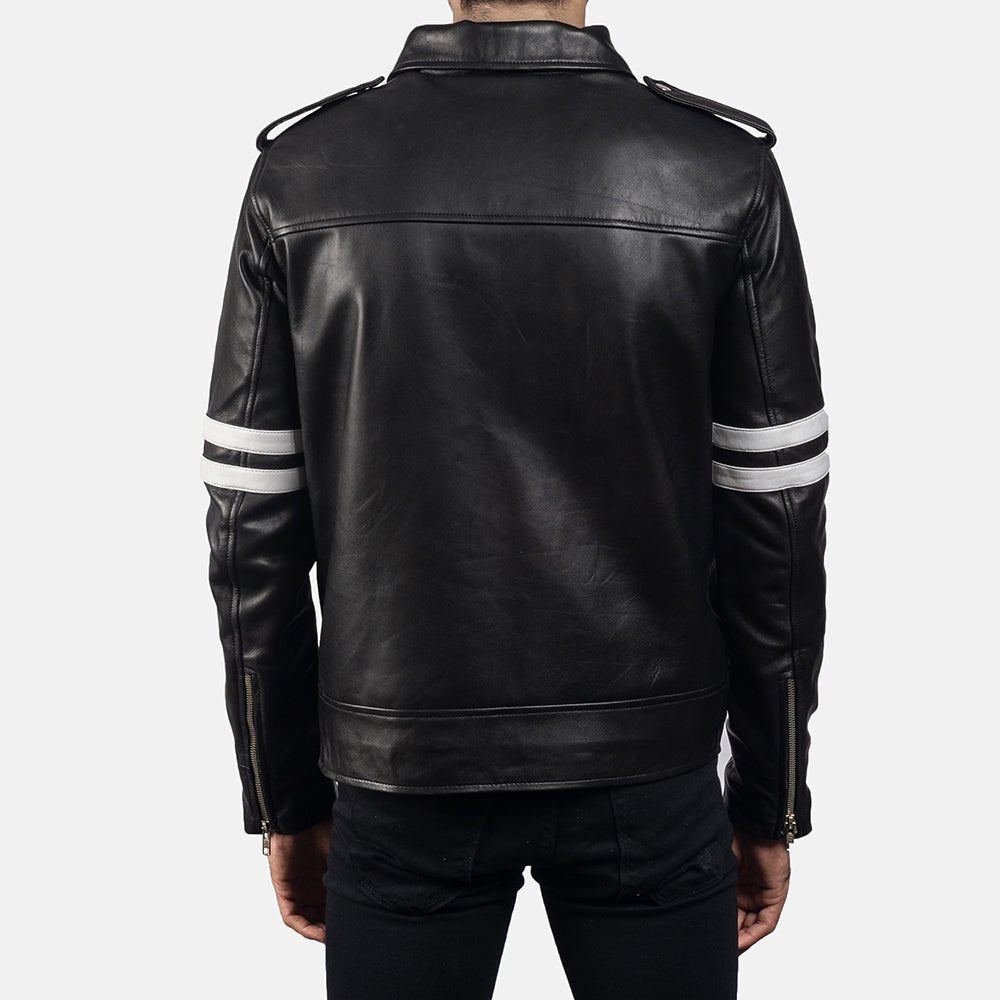 Dragonhide Black Leather Jacket - Rare Leather