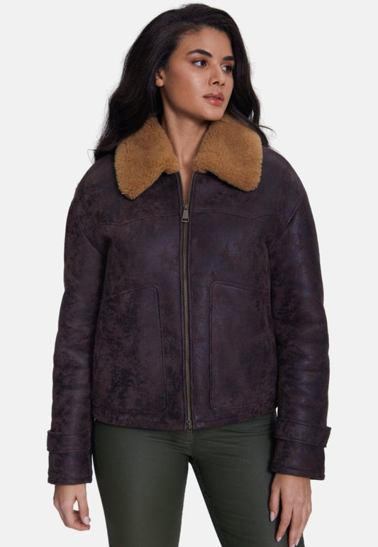 Eleanor Sheepskin Jacket - Vox Leather
