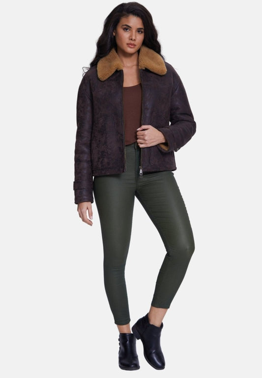 Eleanor Sheepskin Jacket - Vox Leather
