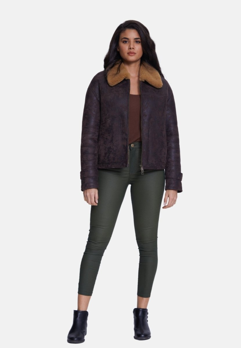 Eleanor Sheepskin Jacket - Vox Leather