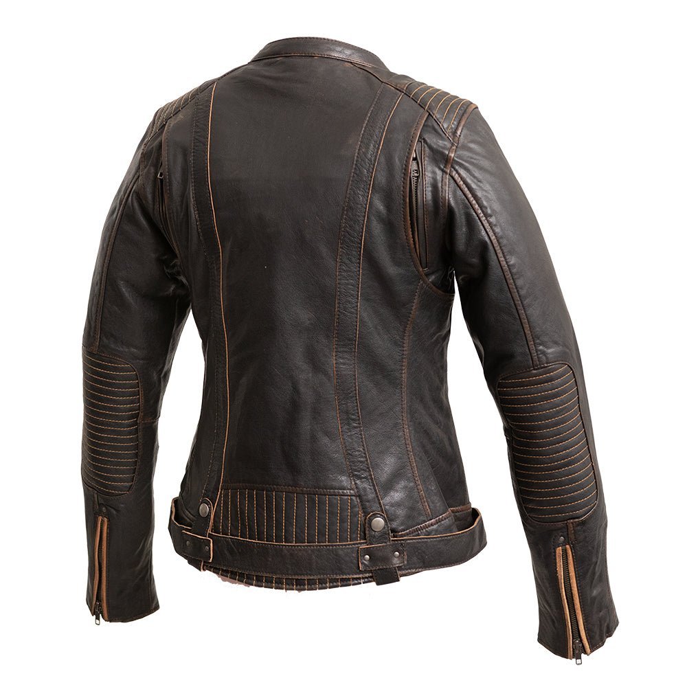 Electra - Women's Motorcycle Leather Jacket - Rare Leather