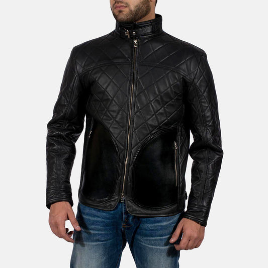 Equilibrium Black Leather Jacket - Vox Leather