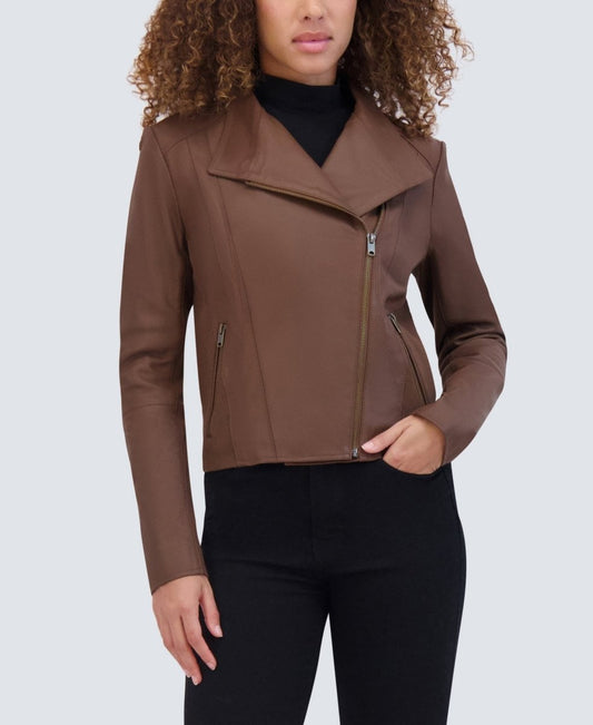 Felix Brown Leather Jacket - Vox Leather