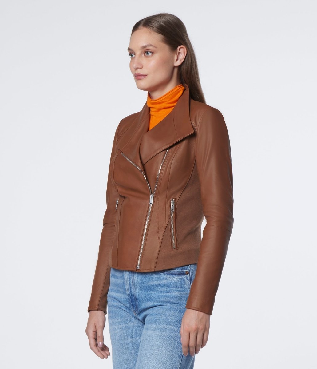Felix Brown Leather Jacket - Vox Leather