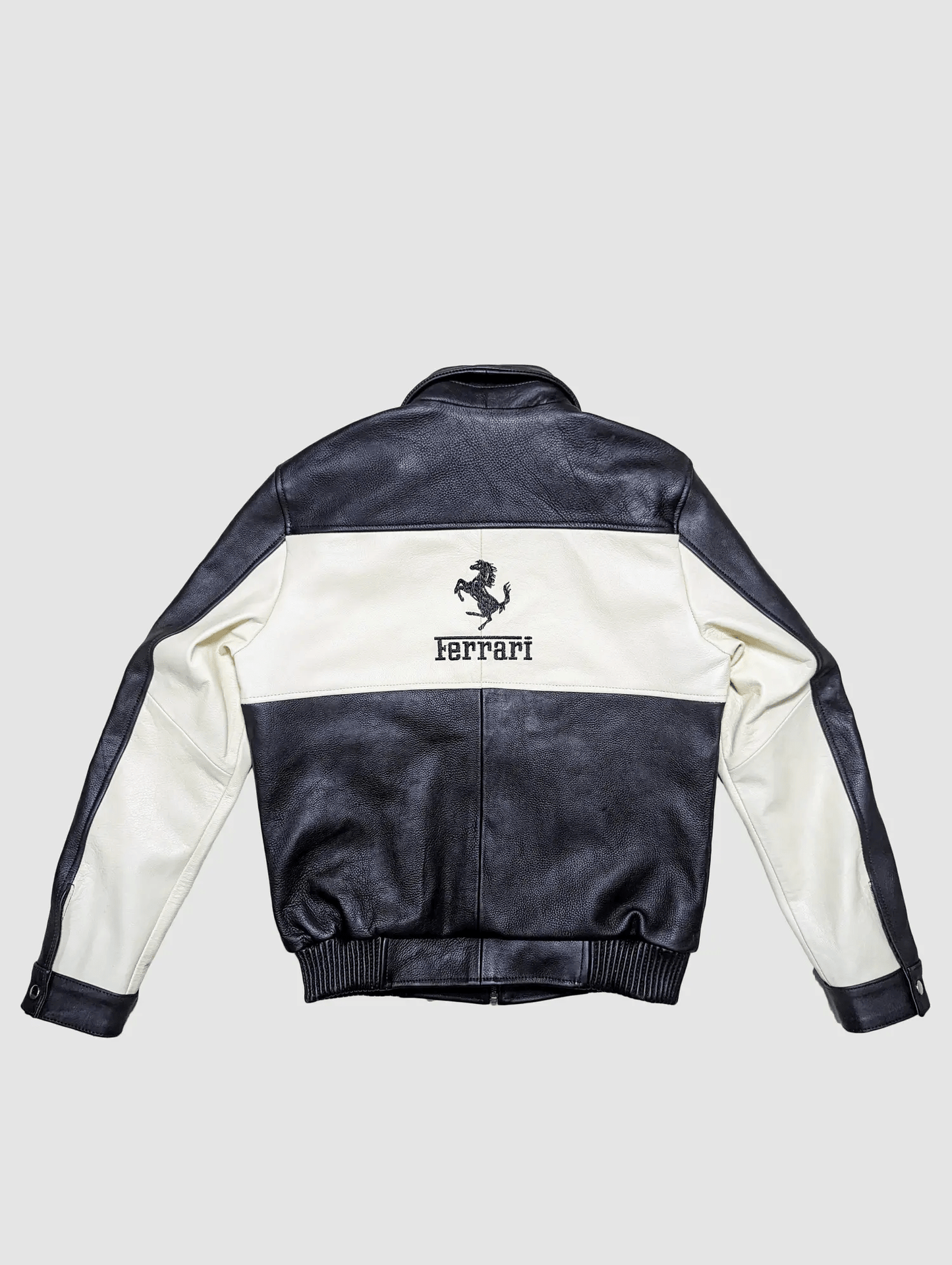 Ferrari Racing F1 Leather Bomber Jacket - Rare Leather Order Now !!