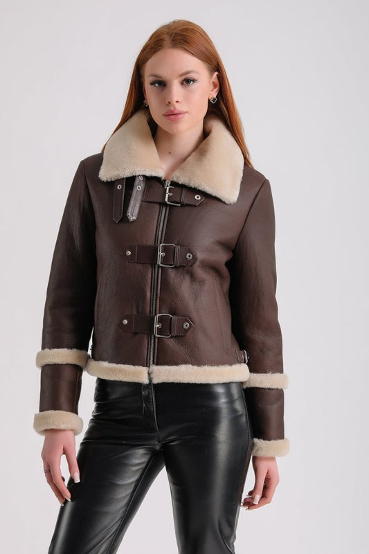 Fiona Sheepskin Jacket - Vox Leather