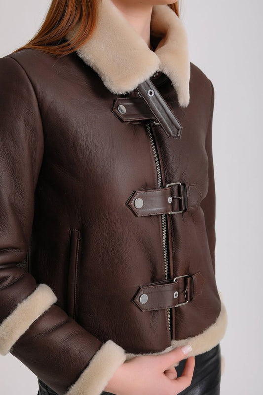 Fiona Sheepskin Jacket - Vox Leather