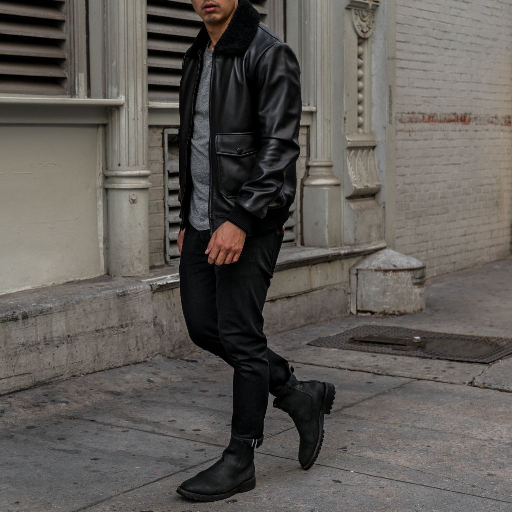 Flight Jacket | Black - Rare Leather