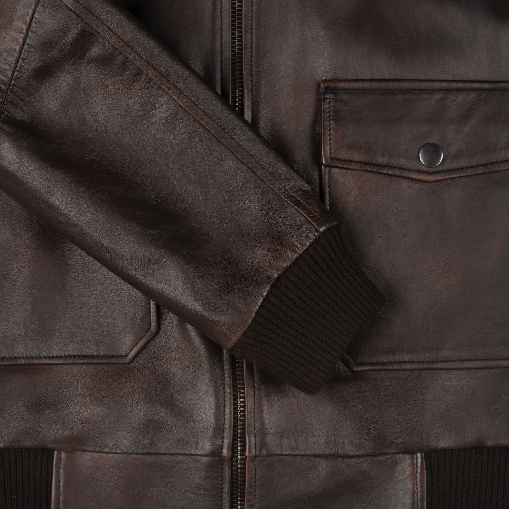 Flight Jacket | Black Coffee - Rare Leather
