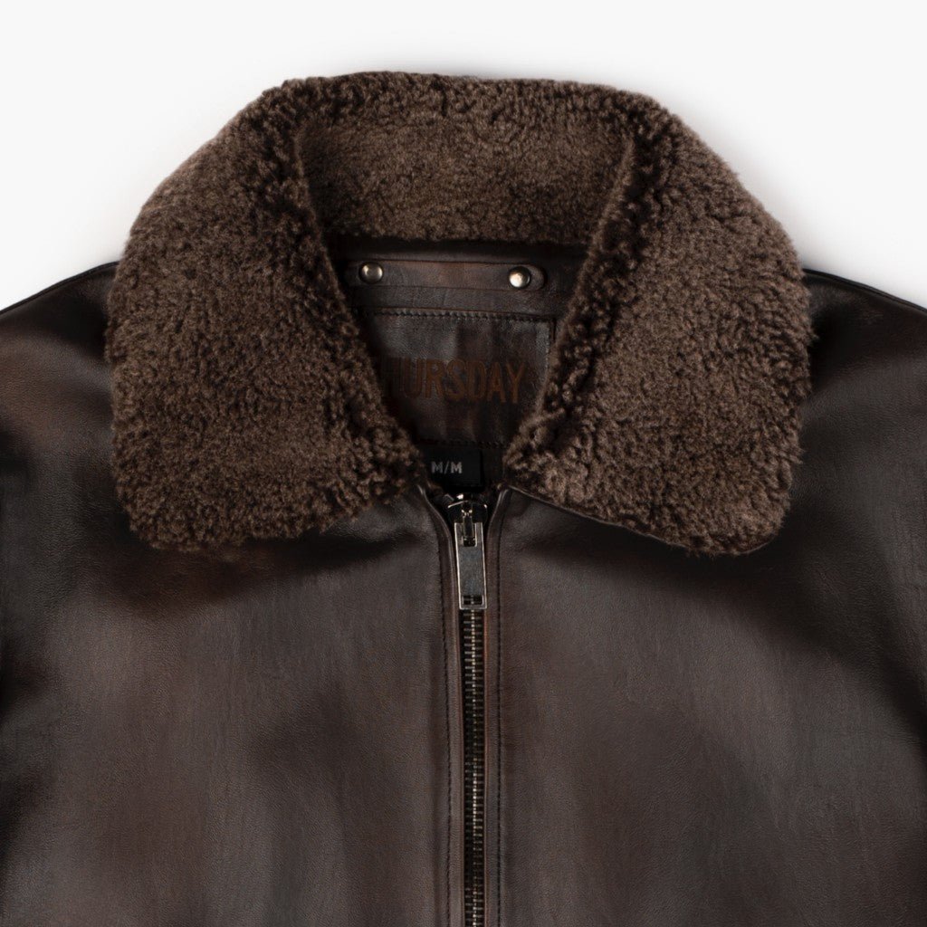 Flight Jacket | Black Coffee - Rare Leather