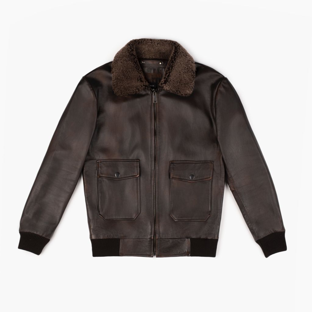 Flight Jacket | Black Coffee - Rare Leather