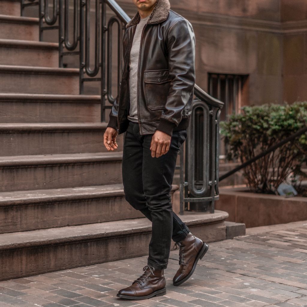Flight Jacket | Black Coffee - Rare Leather