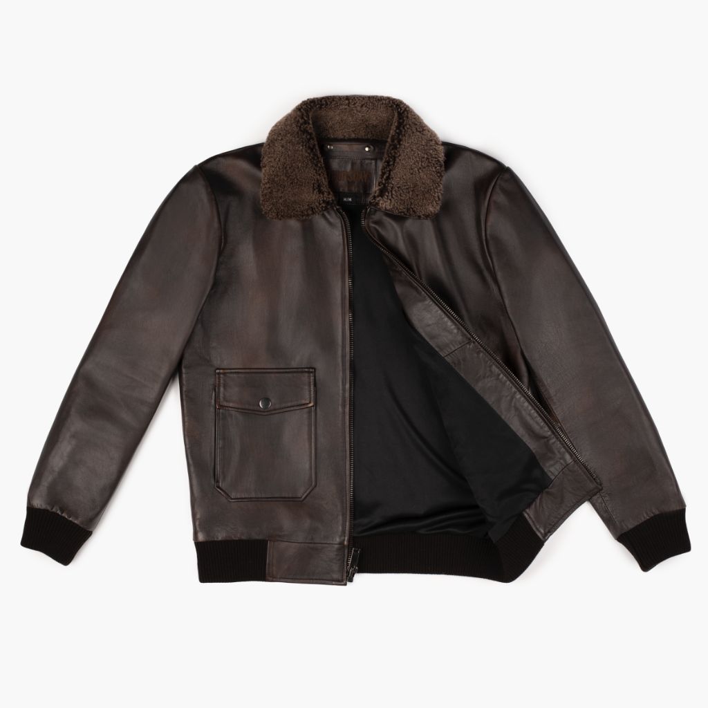 Flight Jacket | Black Coffee - Rare Leather