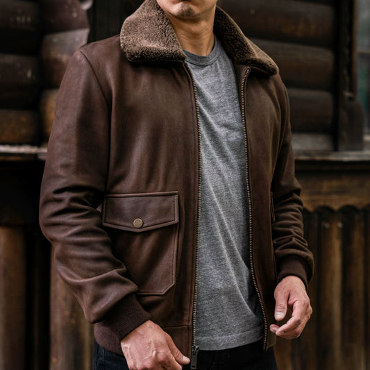 Flight Jacket | Tobacco - Vox Leather