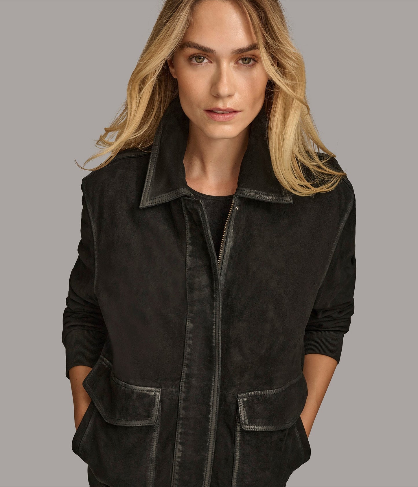 Flora Oversized Bomber Jacket - Rare Leather