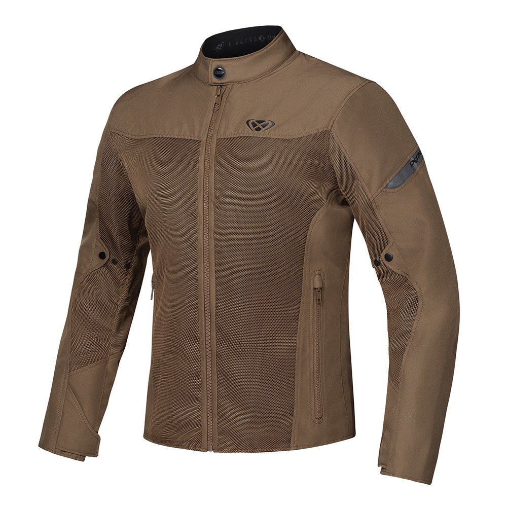 Fresh Slim - Ultra-Ventilated Summer Riding Jacket (Brown) - Vox Leather