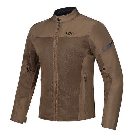 Fresh Slim - Ultra-Ventilated Summer Riding Jacket (Brown) - Vox Leather