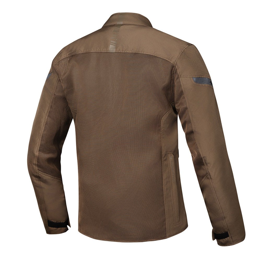Fresh Slim - Ultra-Ventilated Summer Riding Jacket (Brown) - Vox Leather