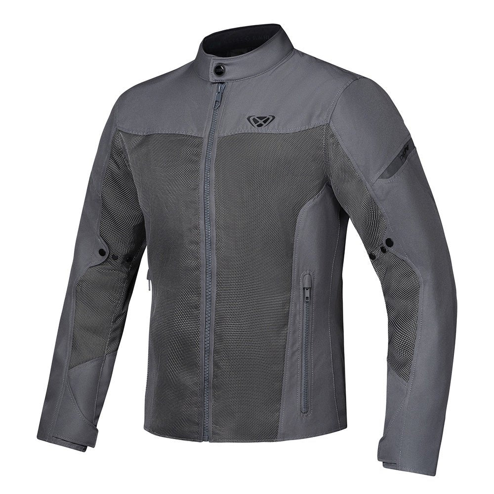 Fresh Slim - Ultra-Ventilated Summer Riding Jacket (Grey) - Vox Leather