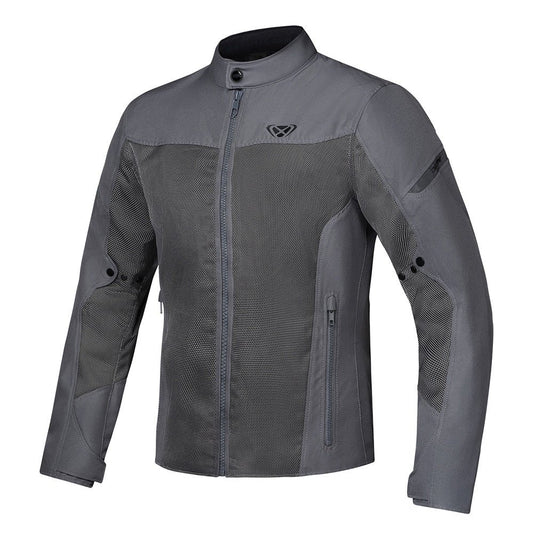 Fresh Slim - Ultra-Ventilated Summer Riding Jacket (Grey) - Vox Leather