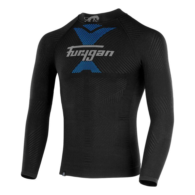 Furygan Active Long Sleeves Top 37.5 (Black Blue) - Vox Leather