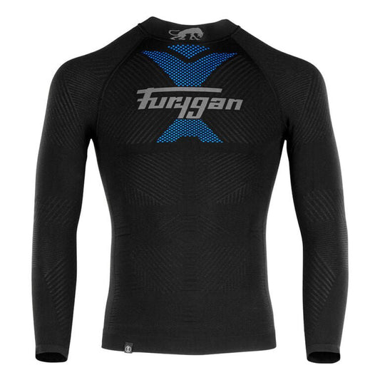 Furygan Active Long Sleeves Top 37.5 (Black Blue) - Vox Leather