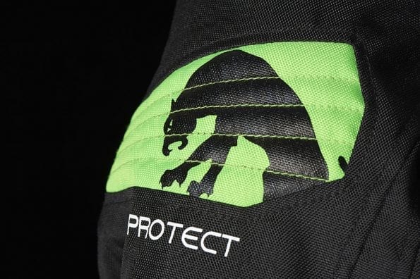 Furygan Atom Vented Jacket (Black Fluro Green) - Vox Leather
