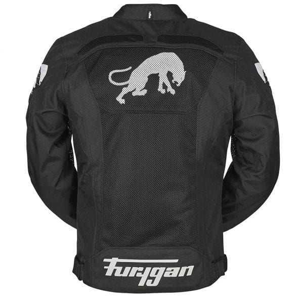 Furygan Atom Vented Jacket (Black White) - Vox Leather
