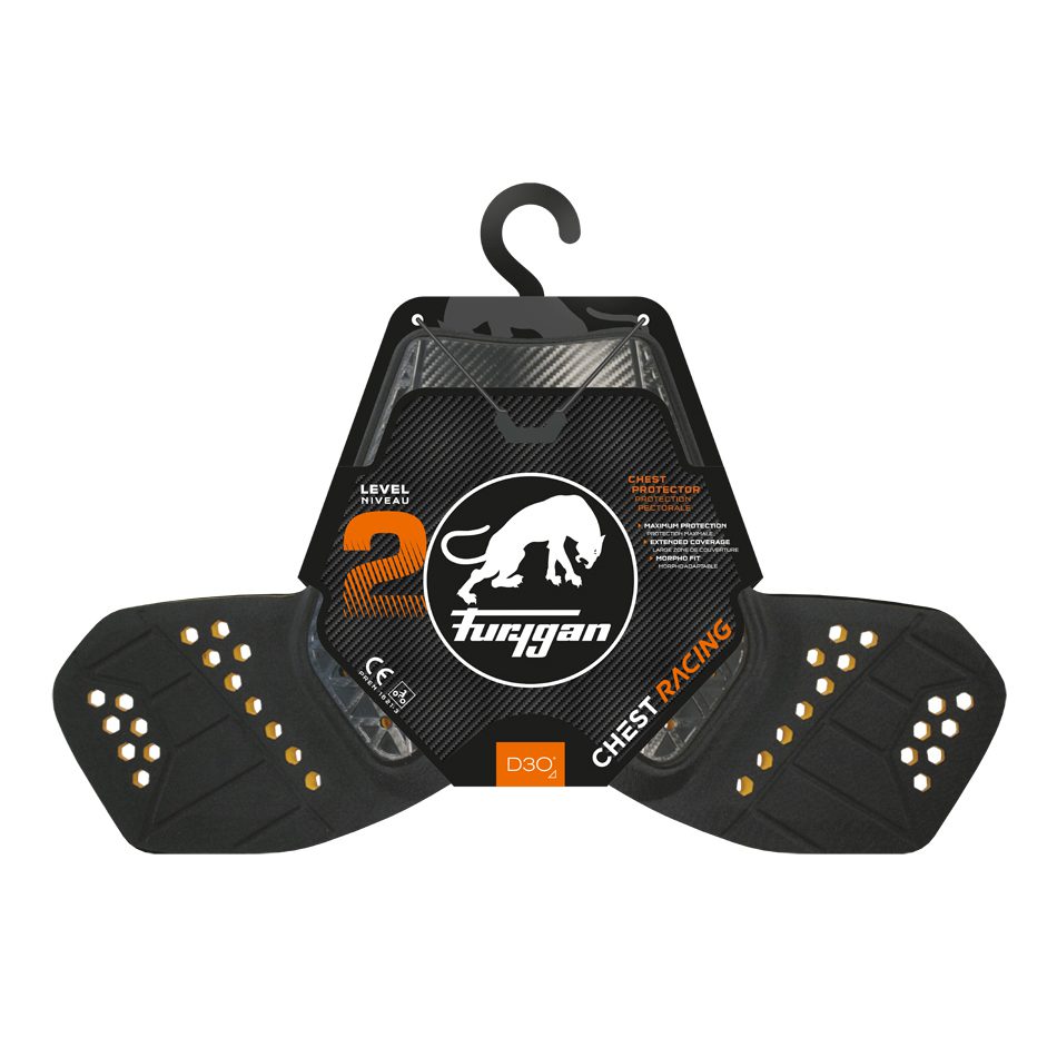 Furygan Chest Racing D30 Protector (Black) - Vox Leather