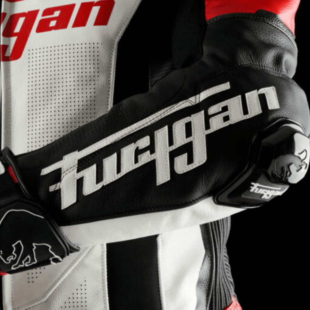 Furygan Eclipse X Kevlar Track Suit (Black Red White) - Vox Leather