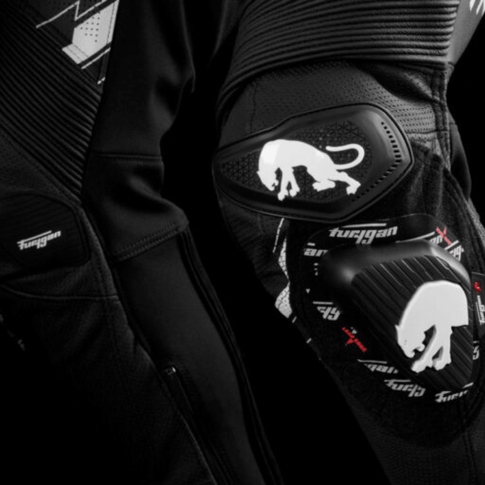 Furygan Eclipse X Kevlar Track Suit (Black White) - Vox Leather