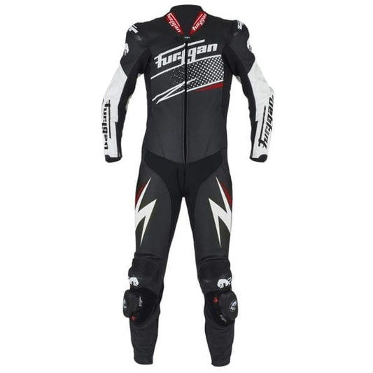 Furygan Full Ride Combination Suit (Black White Red) - Vox Leather